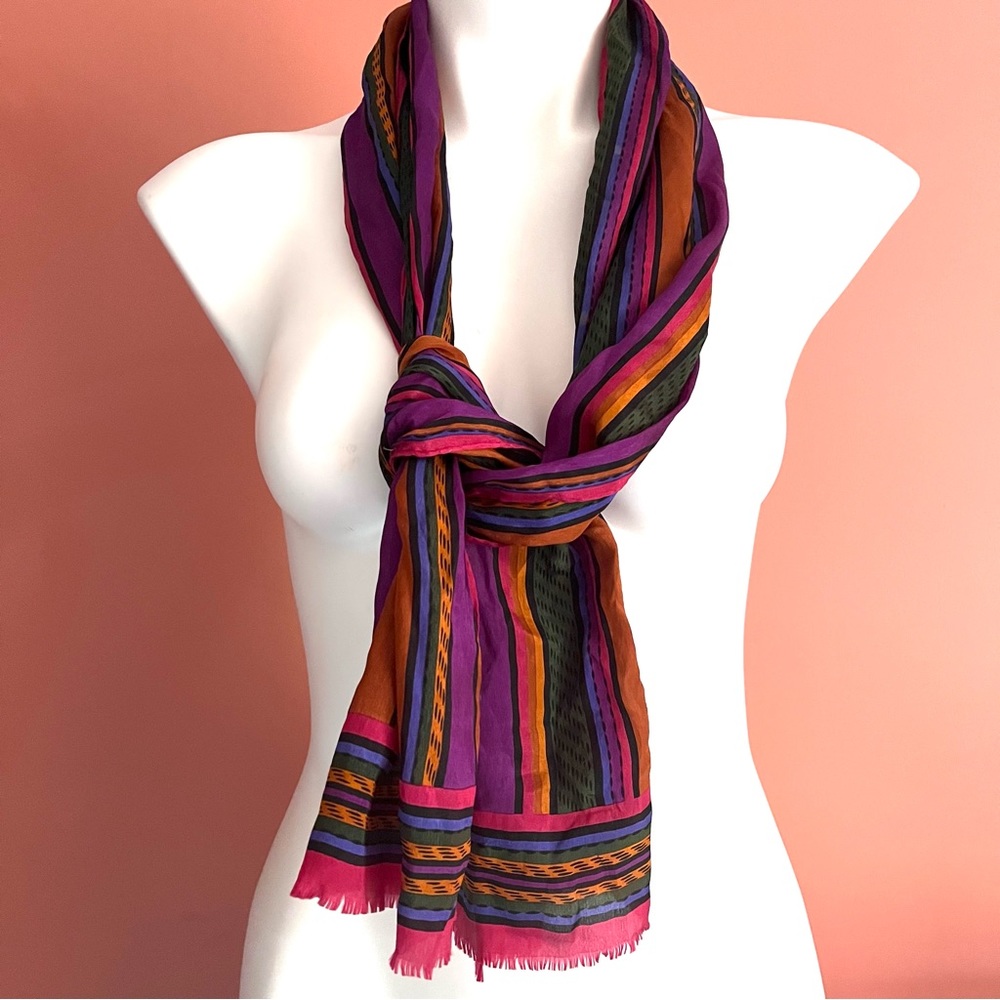 Oscar de la Renta Vintage Silk Scarf